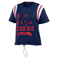 MLB Boston Red Sox WEAR by Erin Andrews Women's Cinched Colorblock T-Shirt