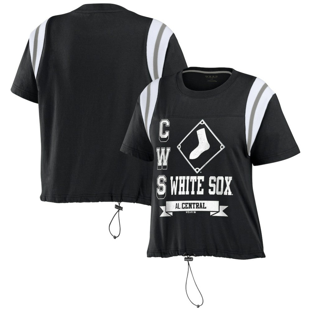 MLB Chicago White Sox WEAR by Erin Andrews Women's Cinched Colorblock T-Shirt