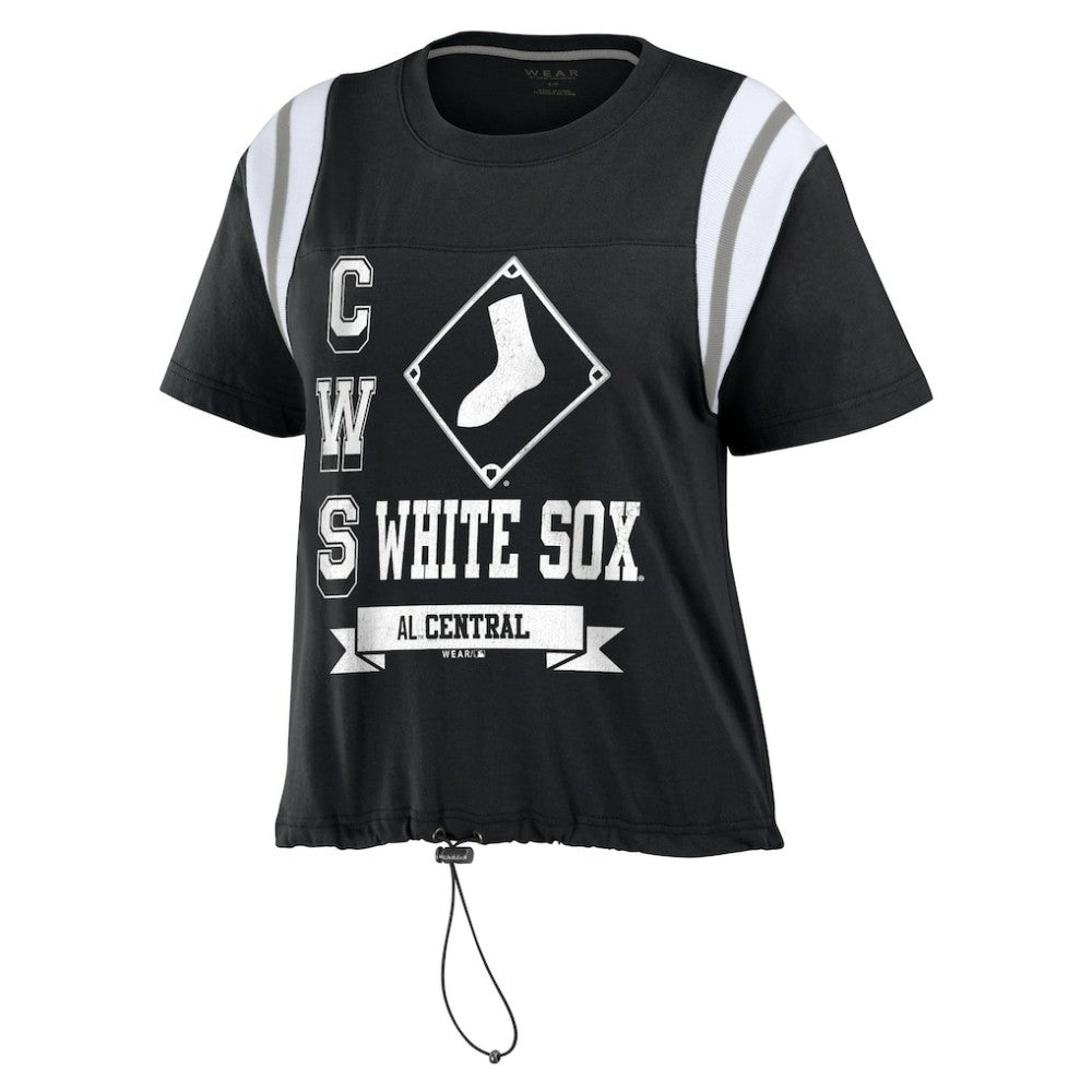 MLB Chicago White Sox WEAR by Erin Andrews Women's Cinched Colorblock T-Shirt