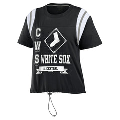 MLB Chicago White Sox WEAR by Erin Andrews Women's Cinched Colorblock T-Shirt