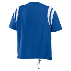 MLB Los Angeles Dodgers WEAR by Erin Andrews Women's Cinched Colorblock T-Shirt