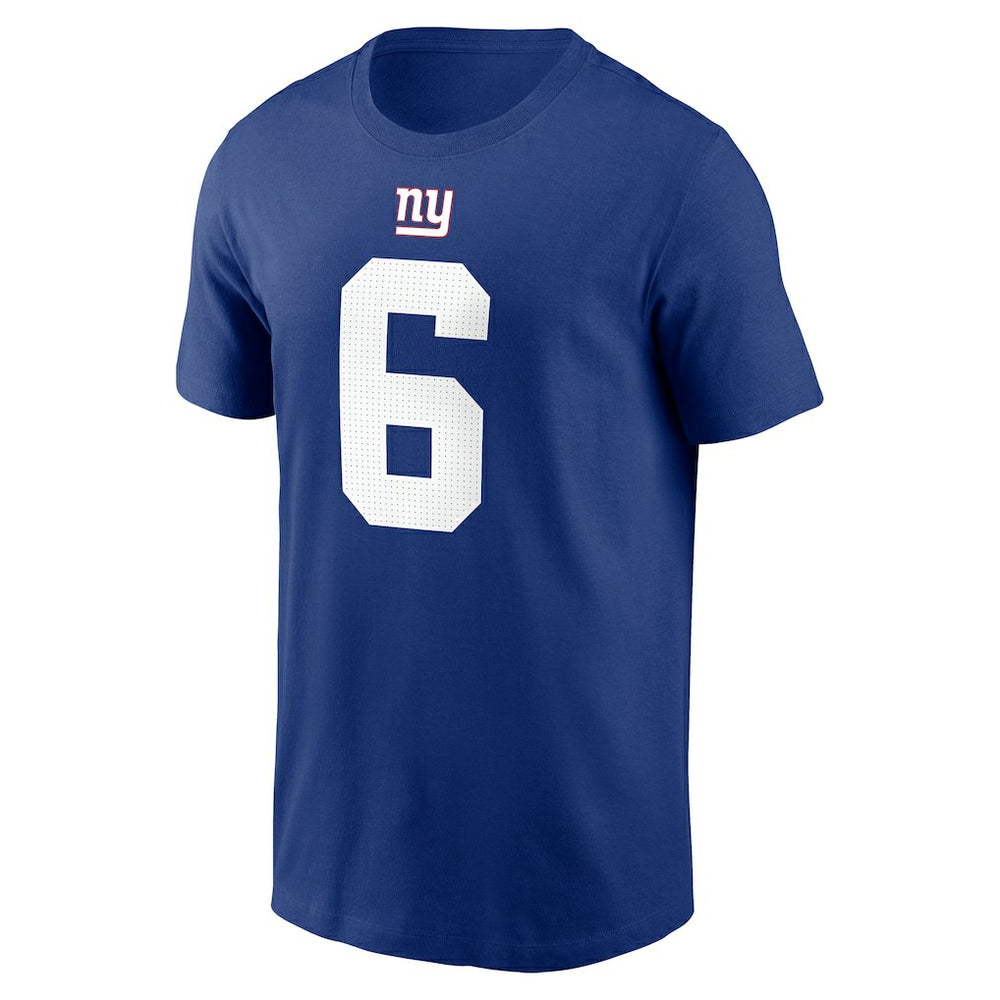 Jaxson Dart  Name & Number T-Shirt - New York Giants