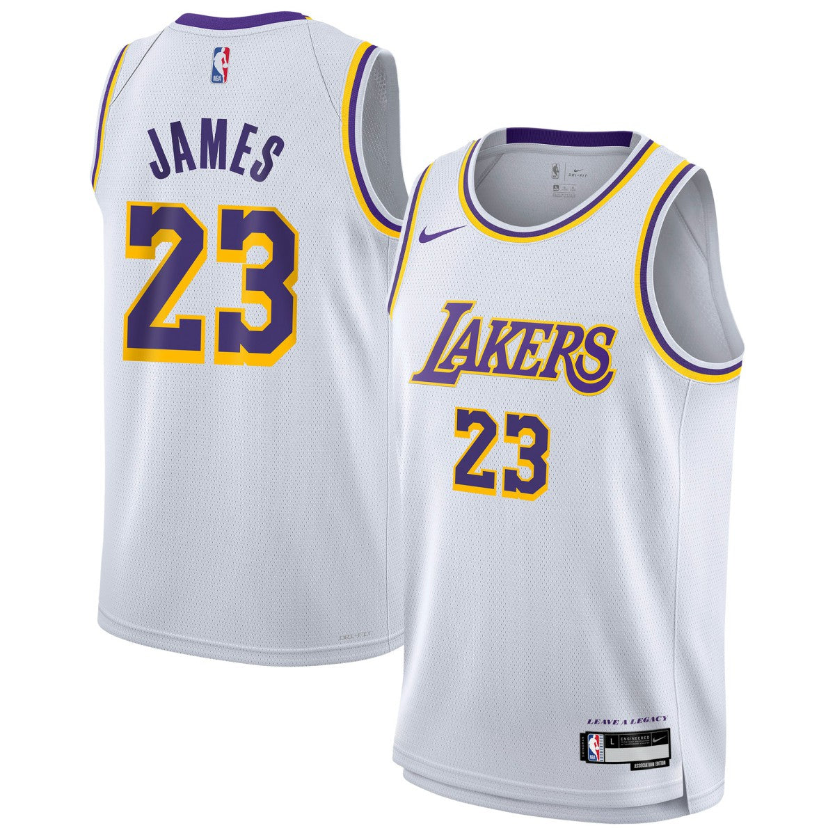 NBA LeBron James Los Angeles Lakers Youth Swingman Jersey