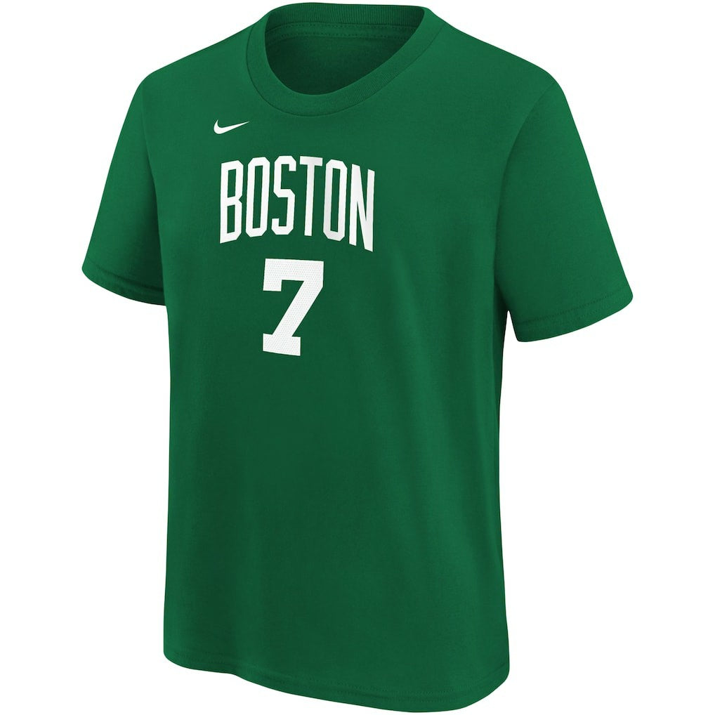 NBA Jaylen Brown Boston Celtics Youth Icon Name & Number T-Shirt