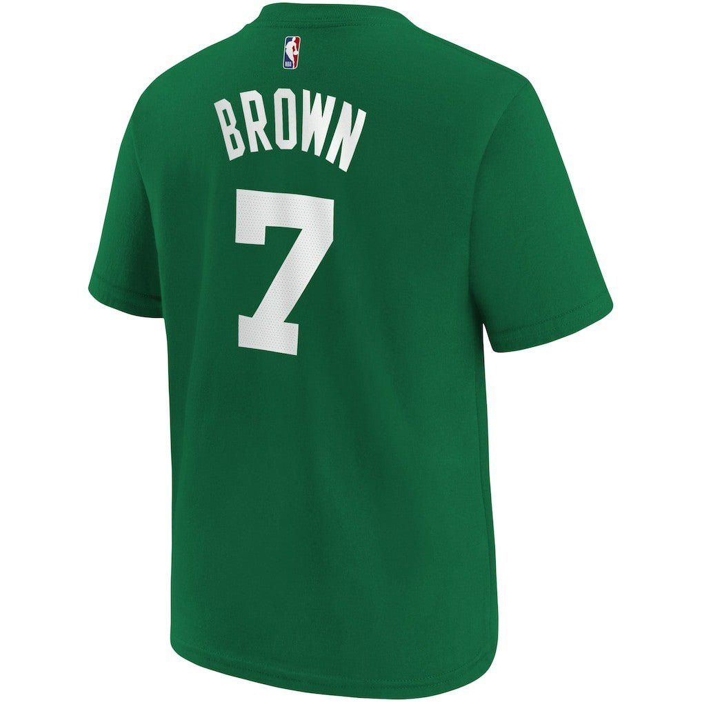 NBA Jaylen Brown Boston Celtics Youth Icon Name & Number T-Shirt