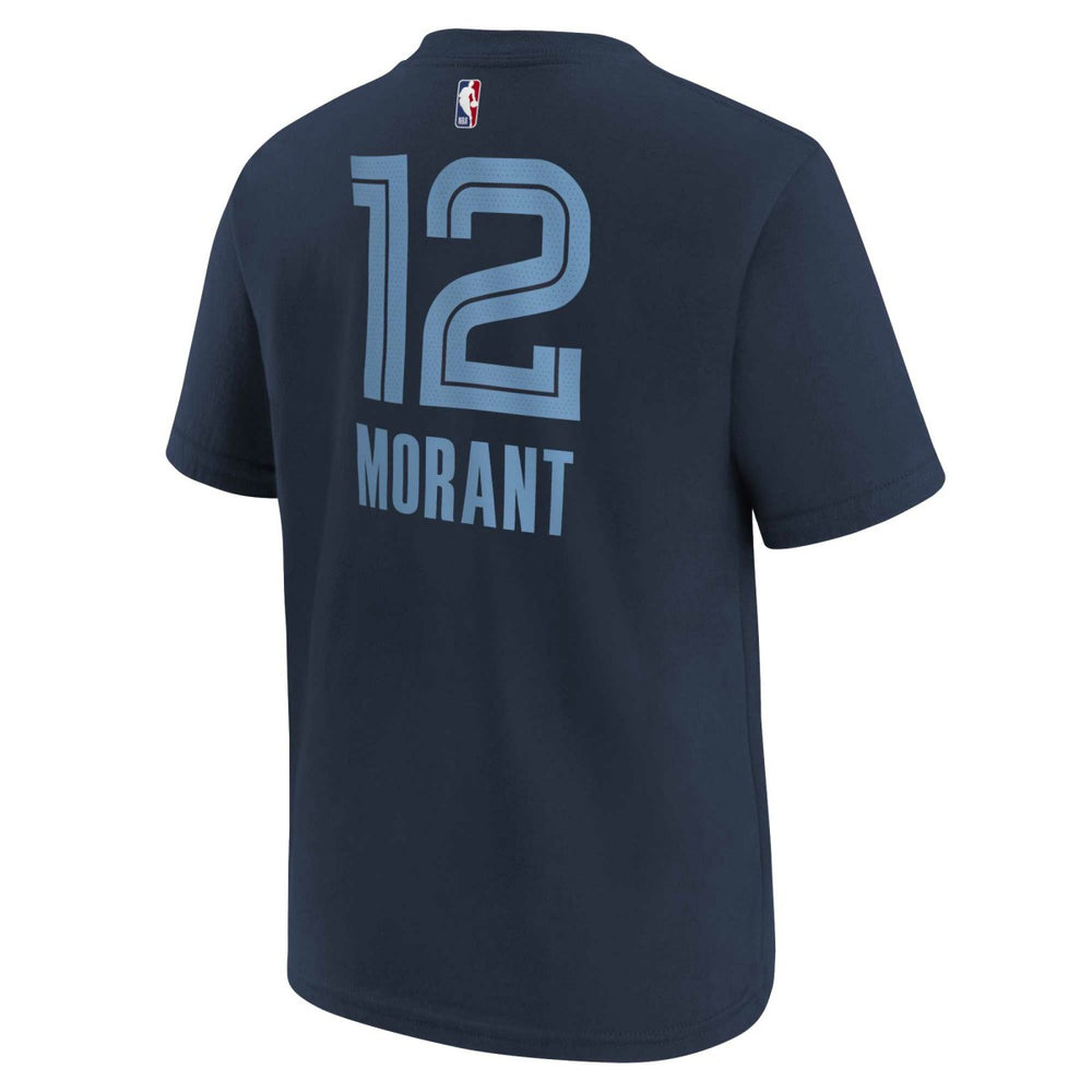 NBA Ja Morant Memphis Grizzlies Youth Icon Name & Number T-Shirt