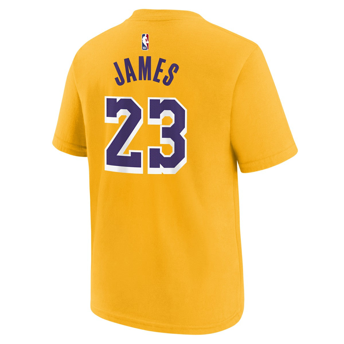 NBA LeBron James Los Angeles Lakers Youth Icon Name & Number T-Shirt