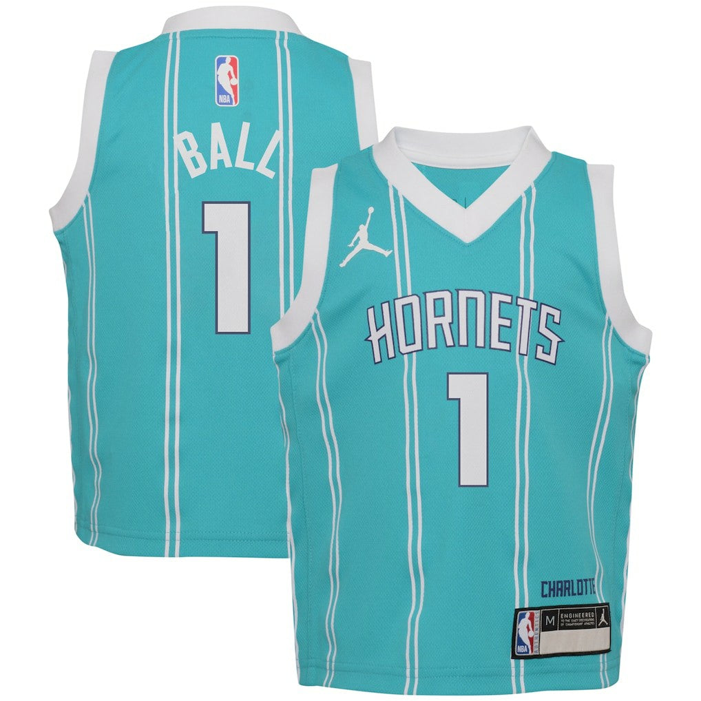 NBA LaMelo Ball Charlotte Hornets Jordan Brand Preschool Swingman Player Jersey