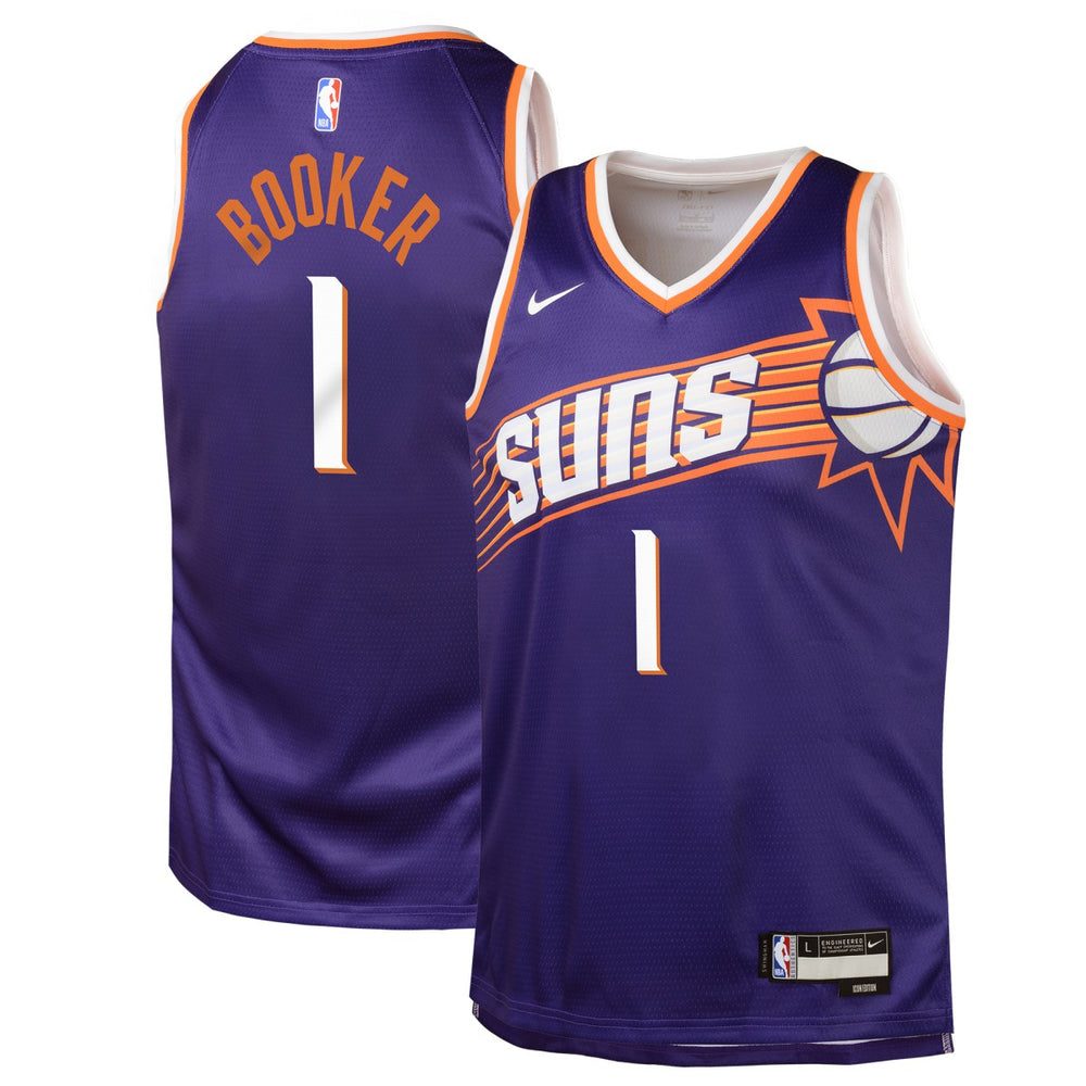NBA Devin Booker Phoenix Suns Youth Swingman Jersey
