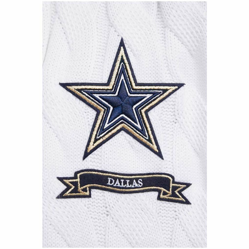 Pro Standard Women's Prep V-Neck Pullover Sweater - Dallas Cowboys