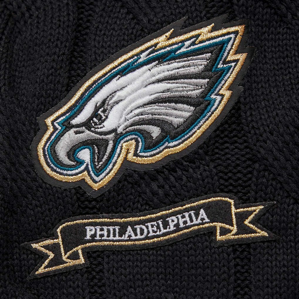 Pro Standard Women's Prep V-Neck Pullover Sweater - Philadelphia Eagles