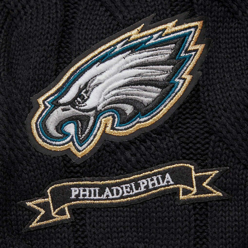 Pro Standard Women's Prep V-Neck Pullover Sweater - Philadelphia Eagles