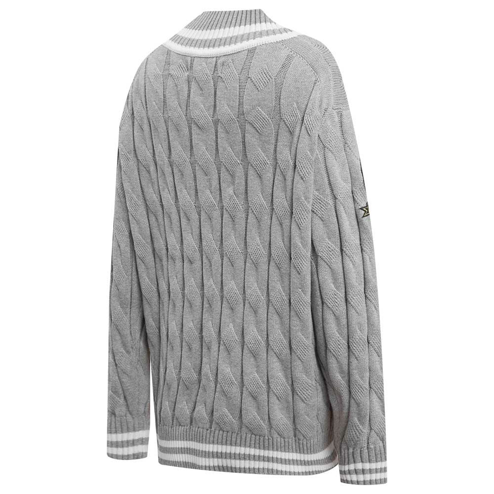 Pro Standard Women's Prep V-Neck Pullover Sweater - Green Bay Packers