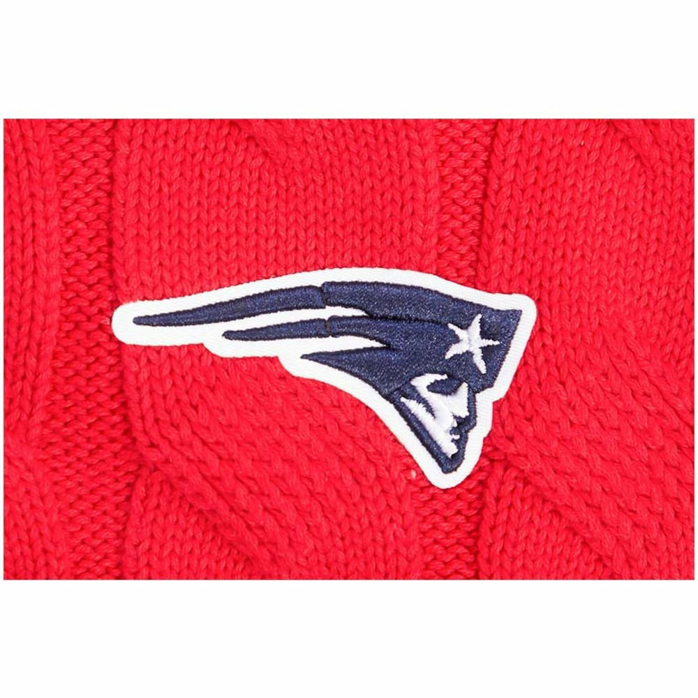 Pro Standard Women's Prep V-Neck Pullover Sweater - New England Patriots