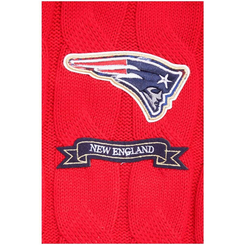 Pro Standard Women's Prep V-Neck Pullover Sweater - New England Patriots