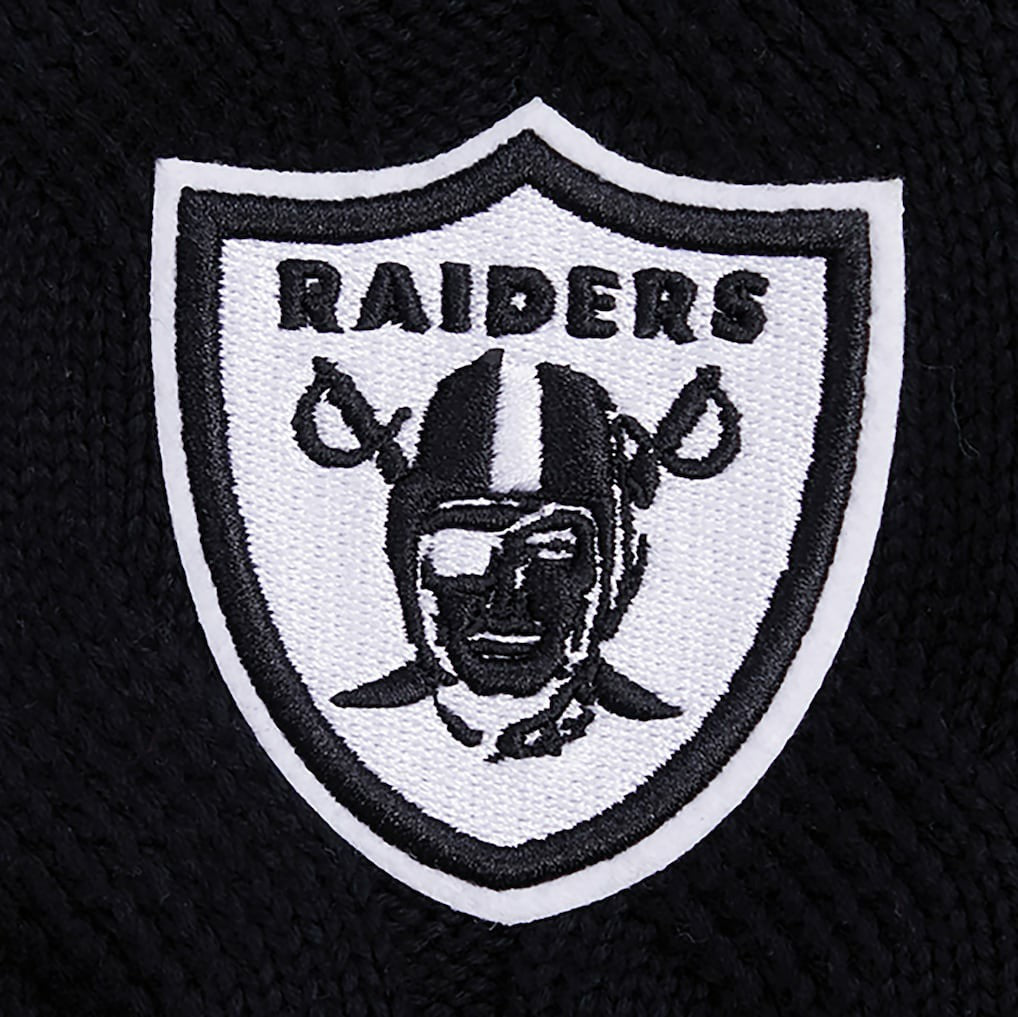 Pro Standard Women's Prep V-Neck Pullover Sweater - Las Vegas Raiders