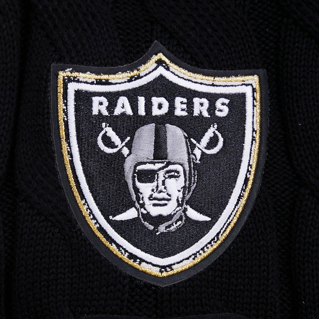 Pro Standard Women's Prep V-Neck Pullover Sweater - Las Vegas Raiders