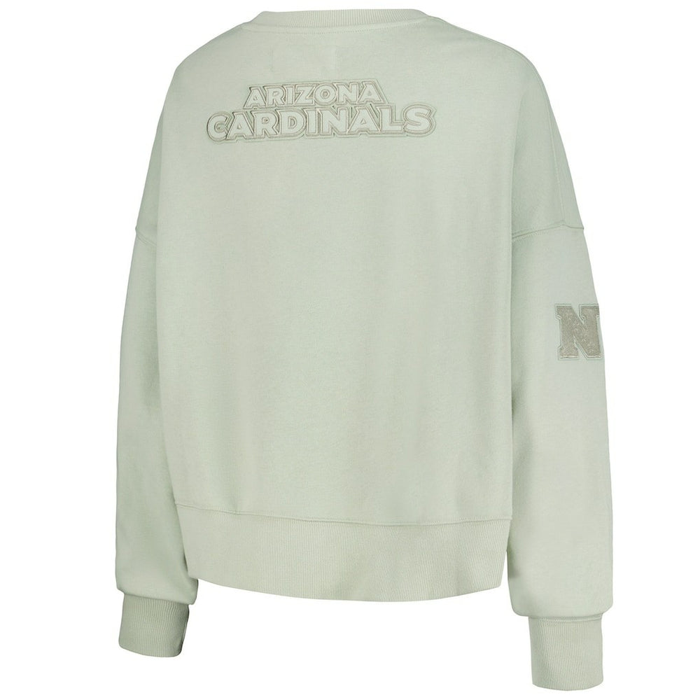 Pro Standard Women's Oversized Cropped Neutral Pullover Sweatshirt - Arizona Cardinals