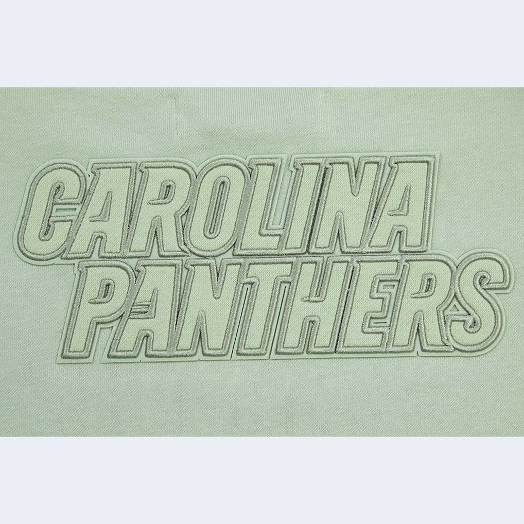 Pro Standard Women's Oversized Cropped Neutral Pullover Sweatshirt - Carolina Panthers
