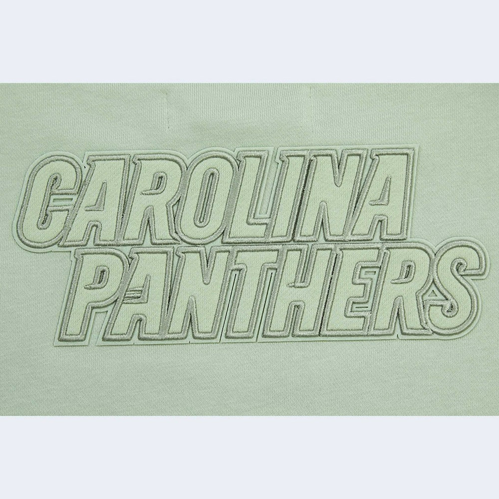 Pro Standard Women's Oversized Cropped Neutral Pullover Sweatshirt - Carolina Panthers