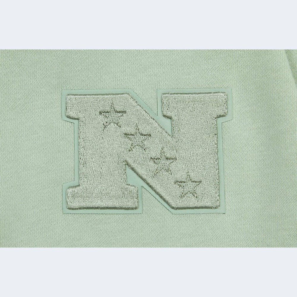 Pro Standard Women's Oversized Cropped Neutral Pullover Sweatshirt - Carolina Panthers