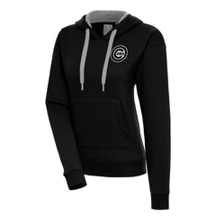 MLB Chicago Cubs Antigua Women's Brushed Metallic Victory Pullover Hoodie