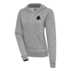 MLB Boston Red Sox Antigua Women's Brushed Metallic Victory Pullover Hoodie