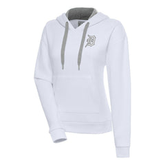 MLB Detroit Tigers Antigua Women's Brushed Metallic Victory Pullover Hoodie