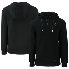 MLB Cincinnati Reds Cutter & Buck Roam Eco Half-Zip Recycled Pullover Hoodie