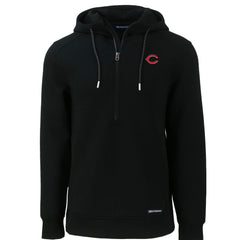 MLB Cincinnati Reds Cutter & Buck Roam Eco Half-Zip Recycled Pullover Hoodie