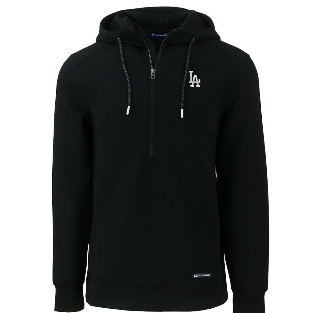 MLB Los Angeles Dodgers Cutter & Buck Roam Eco Half-Zip Recycled Pullover Hoodie