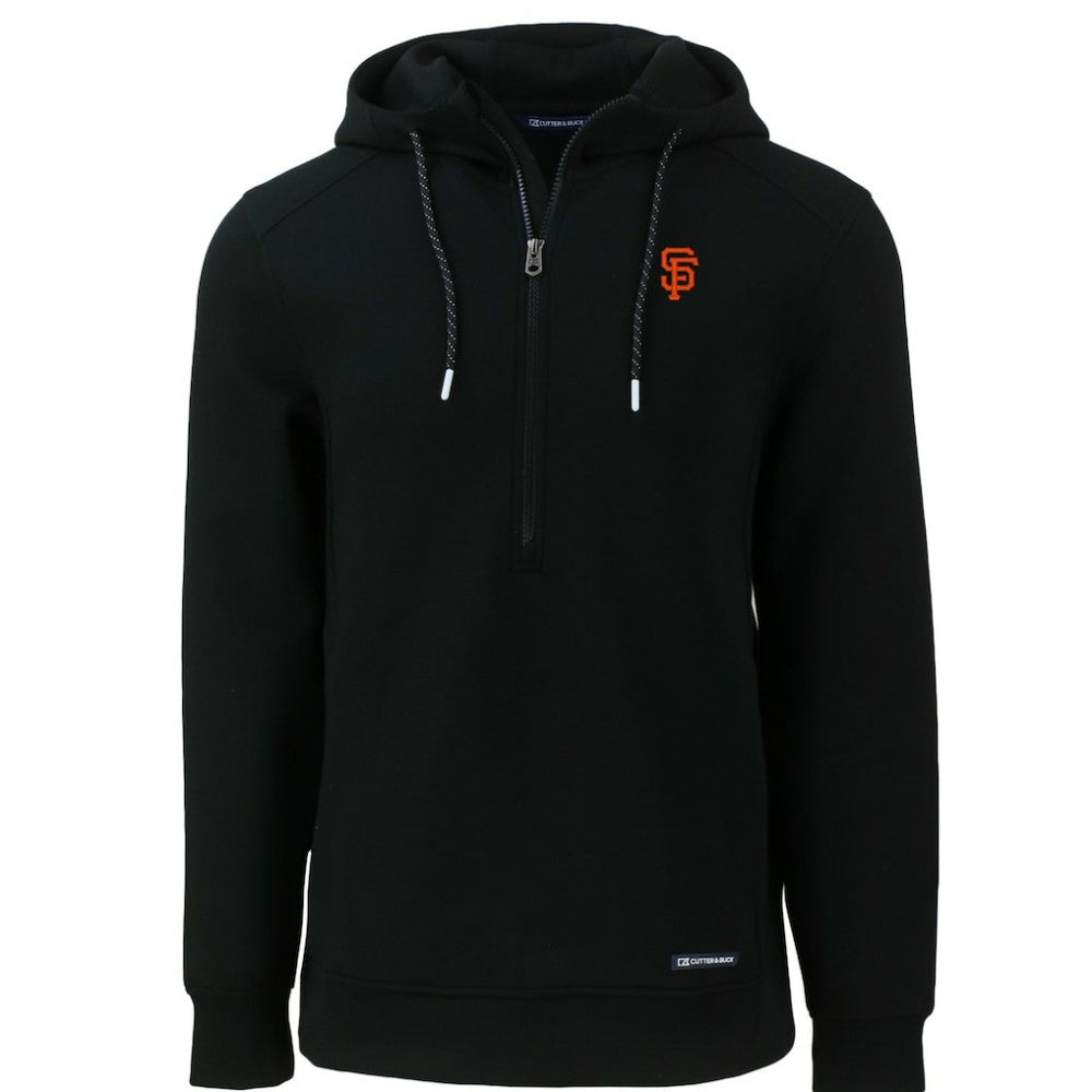MLB San Francisco Giants Cutter & Buck Roam Eco Half-Zip Recycled Pullover Hoodie