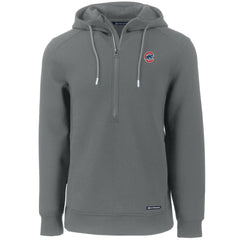 MLB Chicago Cubs Cutter & Buck Roam Eco Half-Zip Recycled Pullover Hoodie