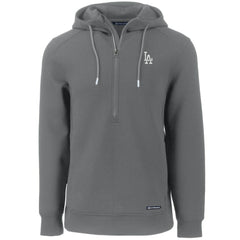 MLB Los Angeles Dodgers Cutter & Buck Roam Eco Half-Zip Recycled Pullover Hoodie