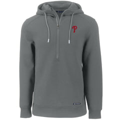 MLB Philadelphia Phillies Cutter & Buck Roam Eco Half-Zip Recycled Pullover Hoodie