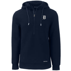 MLB Detroit Tigers Cutter & Buck Roam Eco Half-Zip Recycled Pullover Hoodie