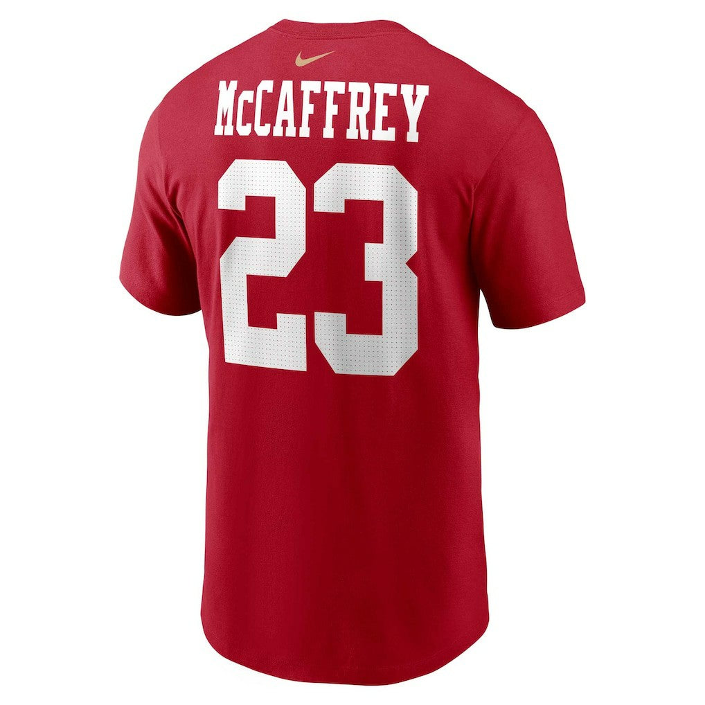 Christian McCaffrey  Player Name & Number T-Shirt - San Francisco 49ers