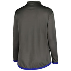 MLB Chicago Cubs Profile Women's Plus Size Quarter-Zip Jacket