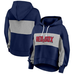 MLB Boston Red Sox Profile Women's Plus Size Pullover Hoodie