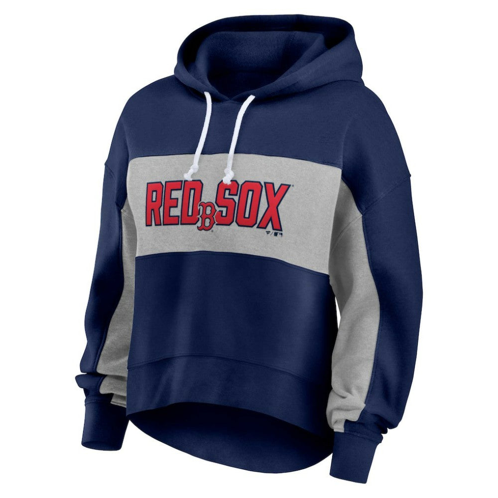 MLB Boston Red Sox Profile Women's Plus Size Pullover Hoodie