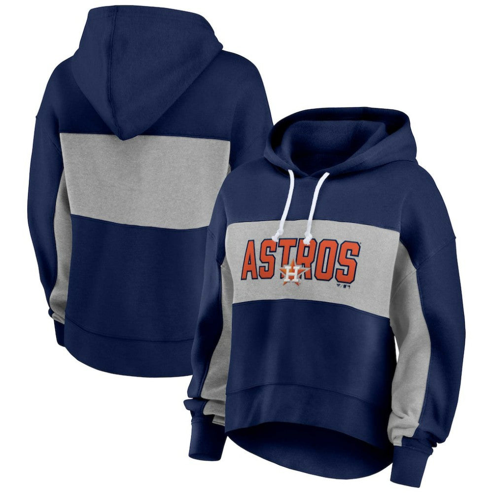 MLB Houston Astros Profile Women's Plus Size Pullover Hoodie