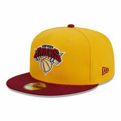NBA New York Knicks Fall Leaves 2-Tone 59FIFTY Fitted Hat