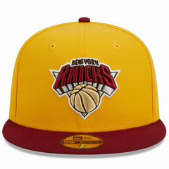 NBA New York Knicks Fall Leaves 2-Tone 59FIFTY Fitted Hat