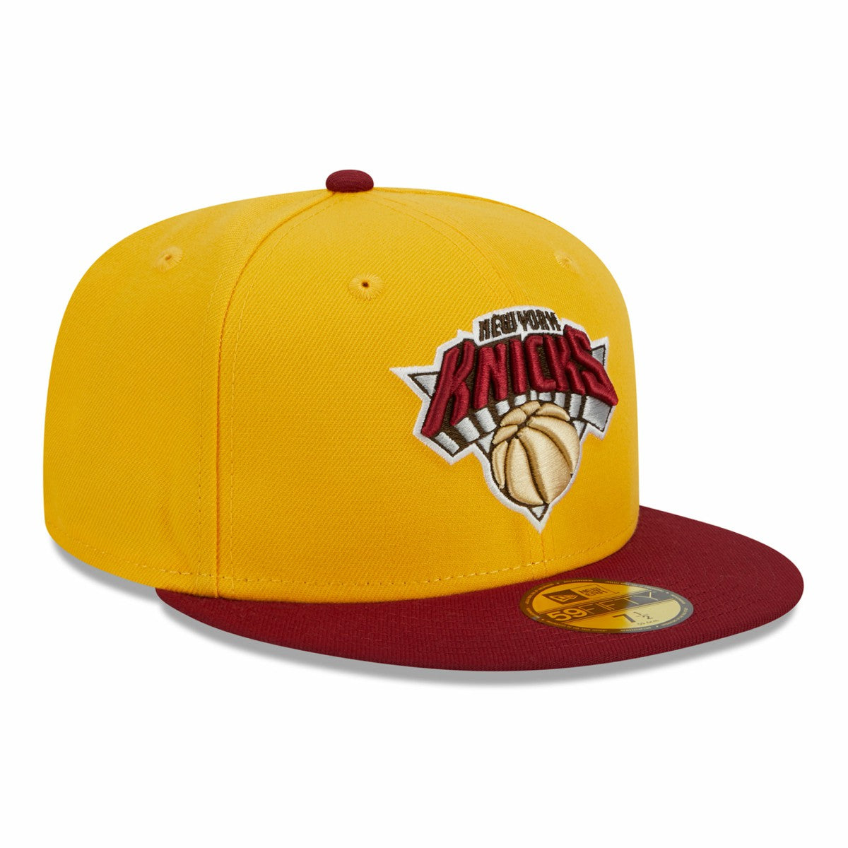 NBA New York Knicks Fall Leaves 2-Tone 59FIFTY Fitted Hat