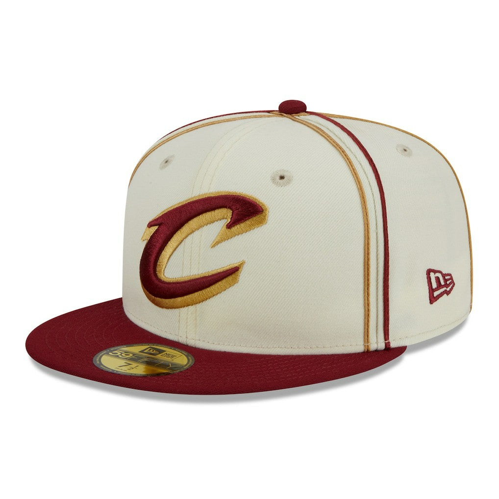 NBA Cleveland Cavaliers Piping 2-Tone 59FIFTY Fitted Hat sale