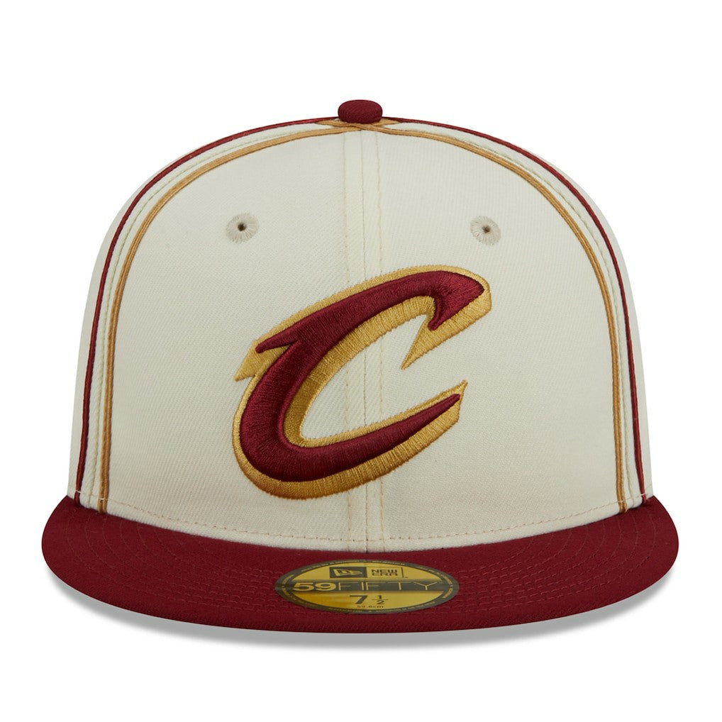 NBA Cleveland Cavaliers Piping 2-Tone 59FIFTY Fitted Hat sale