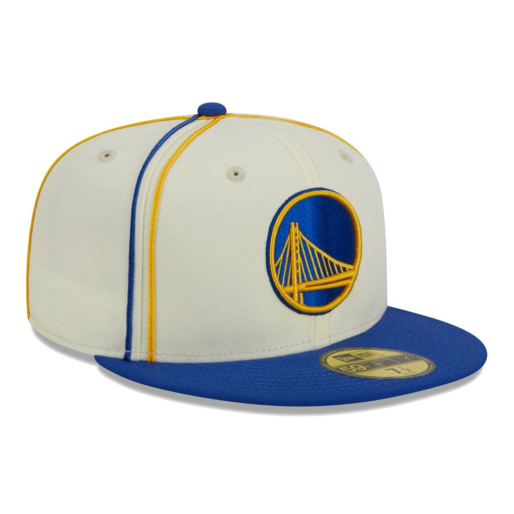 NBA Golden State Warriors Piping 2-Tone 59FIFTY Fitted Hat sale