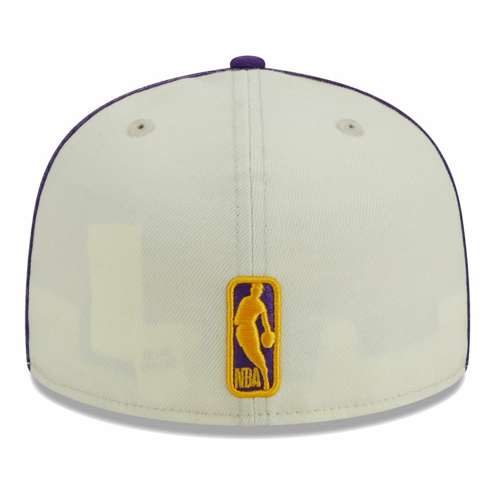 NBA Los Angeles Lakers Piping 2-Tone 59FIFTY Fitted Hat