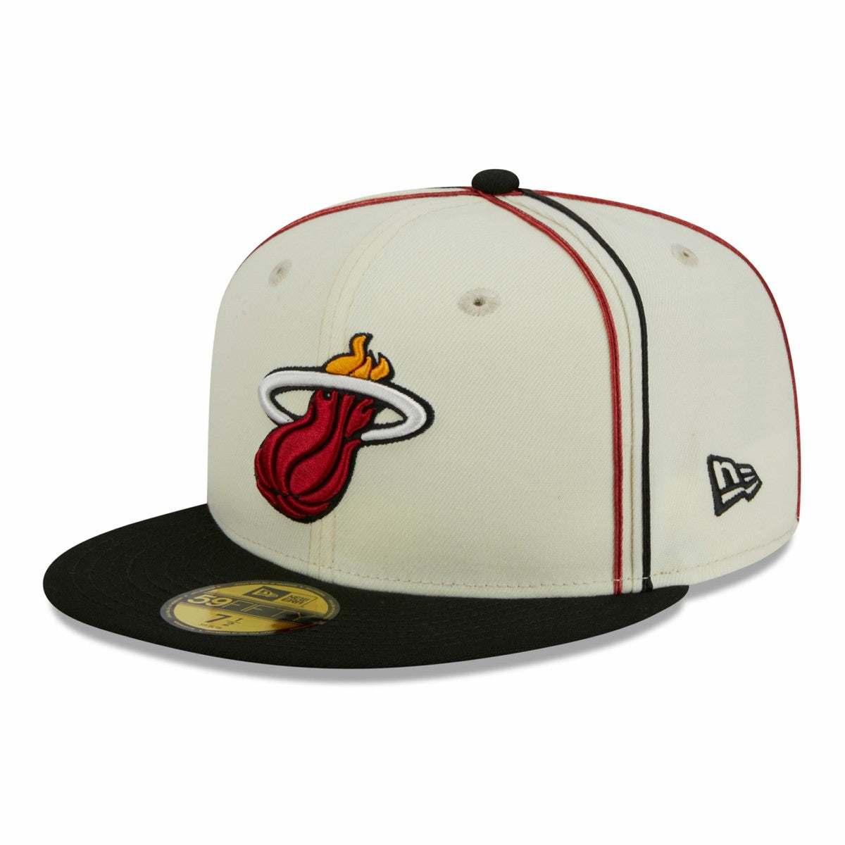 NBA Miami Heat Piping 2-Tone 59FIFTY Fitted Hat