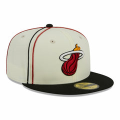 NBA Miami Heat Piping 2-Tone 59FIFTY Fitted Hat